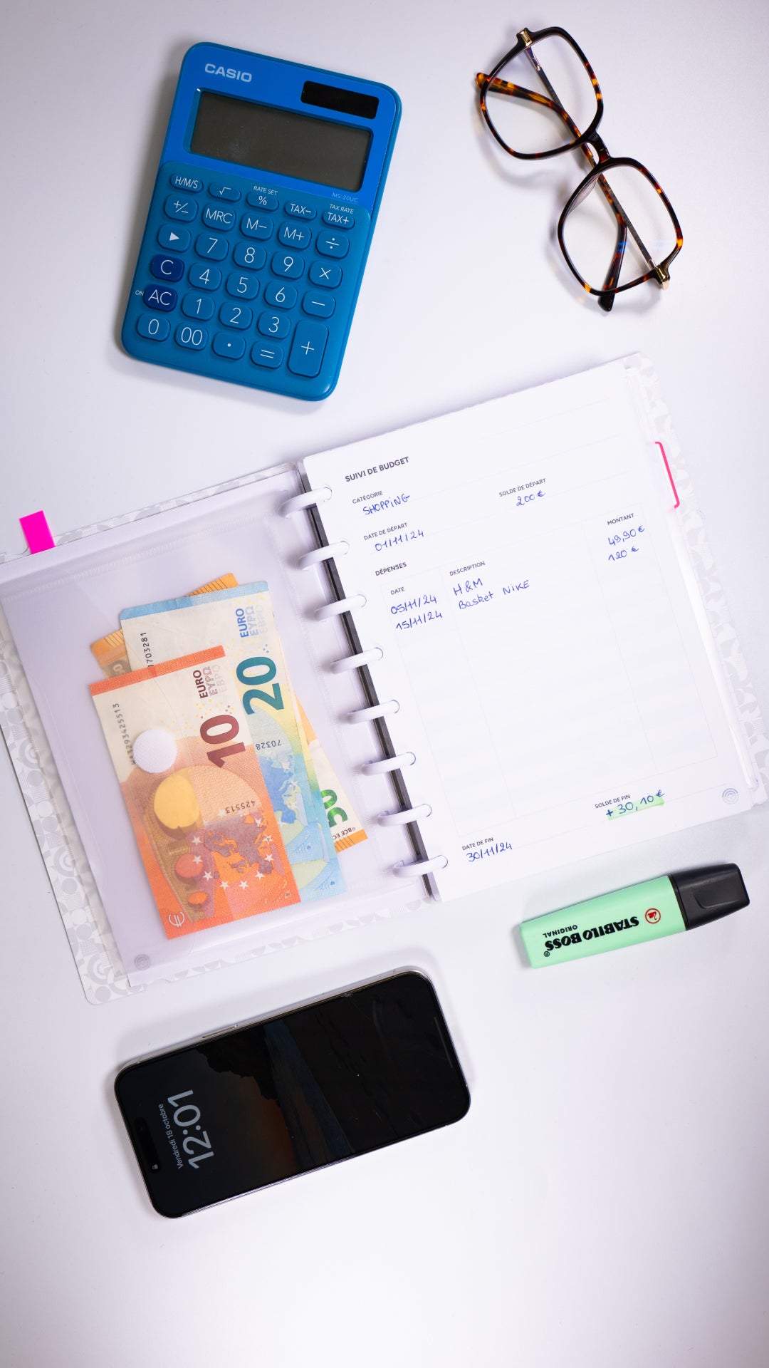 Suivi de budget - 25 feuilles