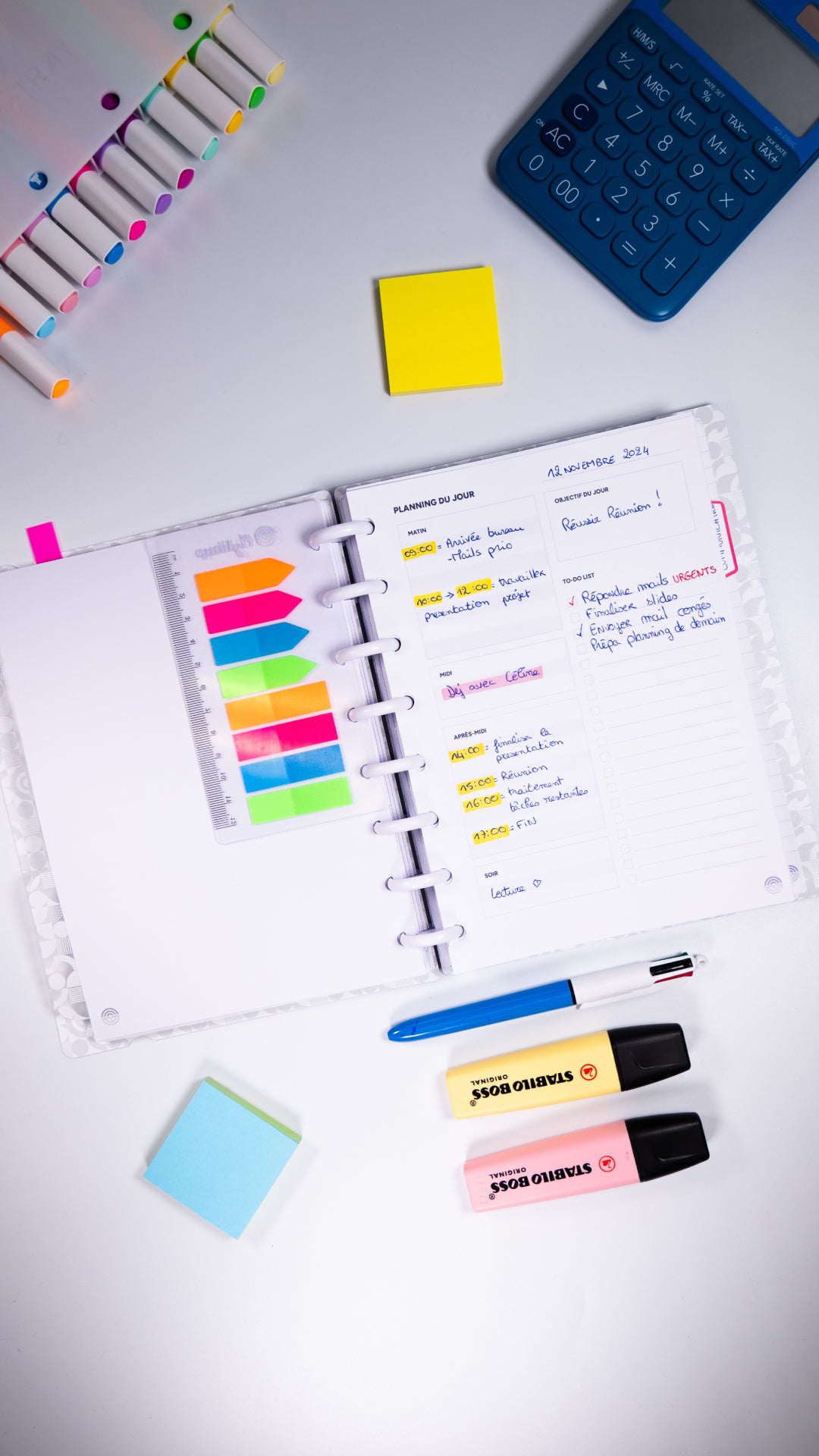 Planner journalier - 50 feuilles