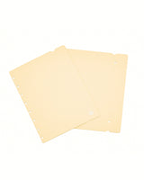 Duo de couvertures A5 - jaune pastel