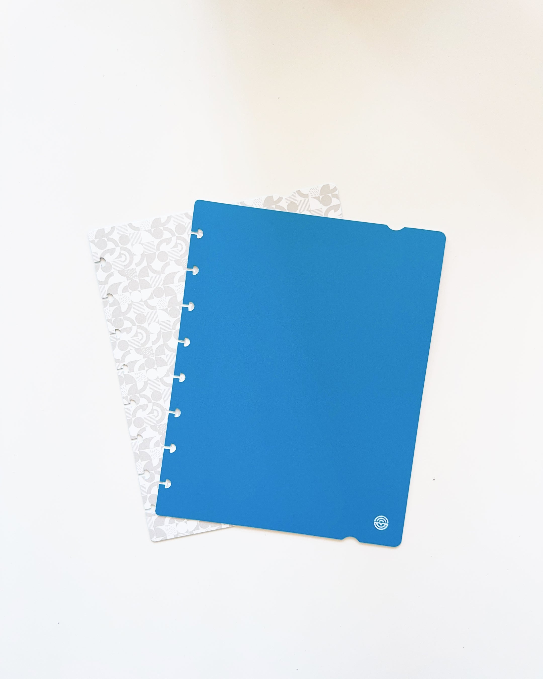 Couverture A5 bleue