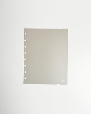 Couverture A5 Gris lunaire