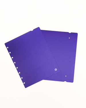 Couverture A5 violette