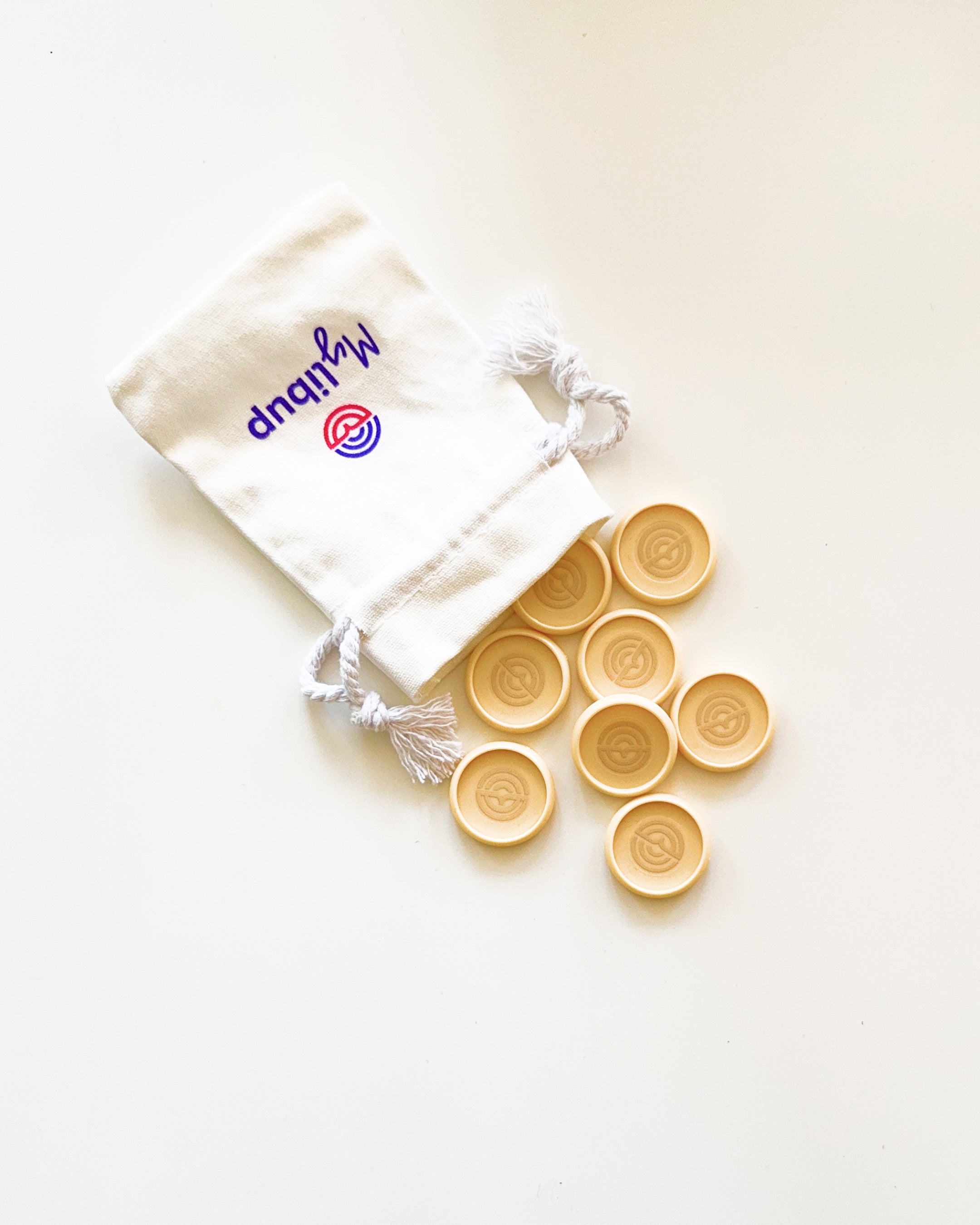 8 Disques beiges 28 mm