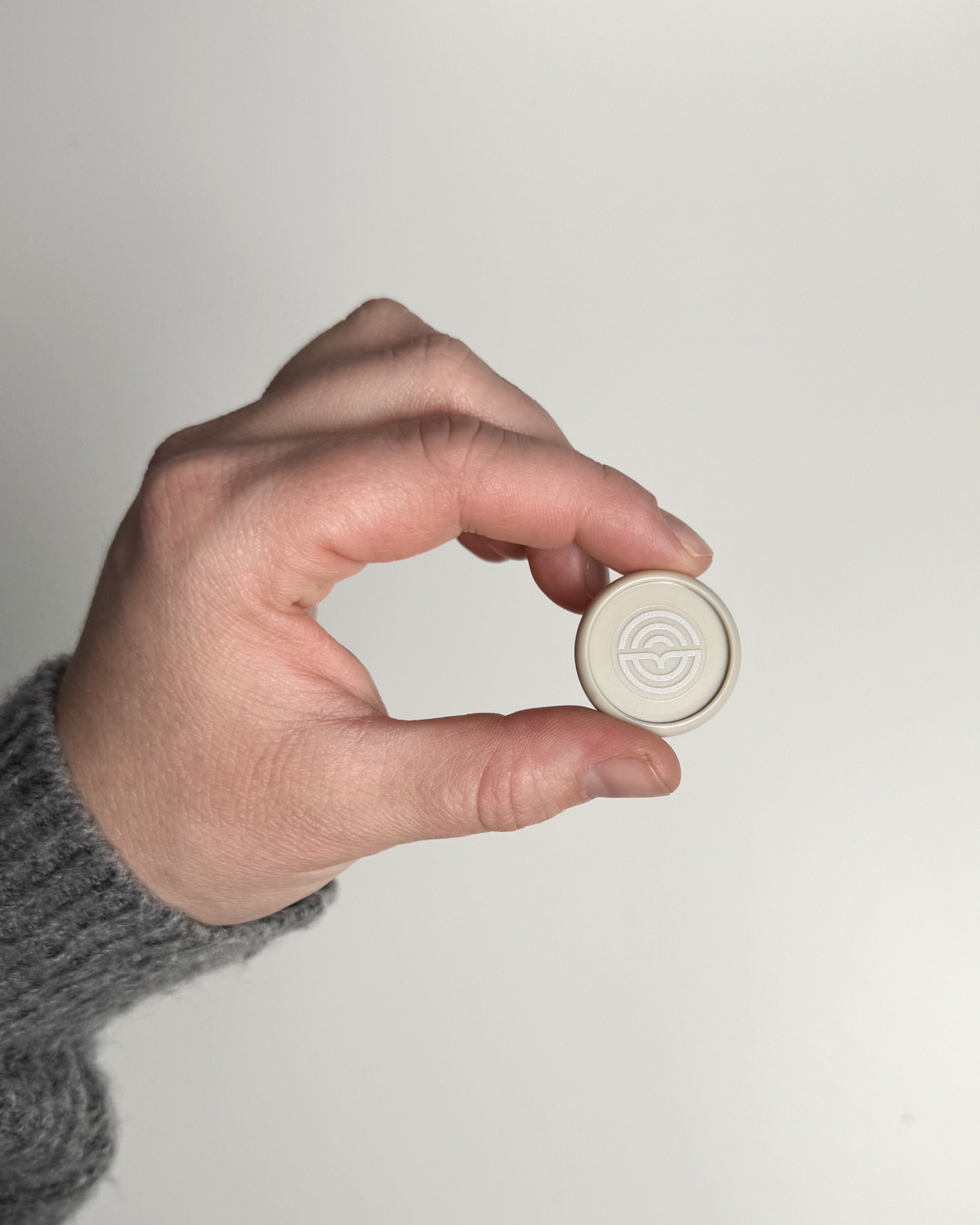 8 Disques gris lunaire 28 mm