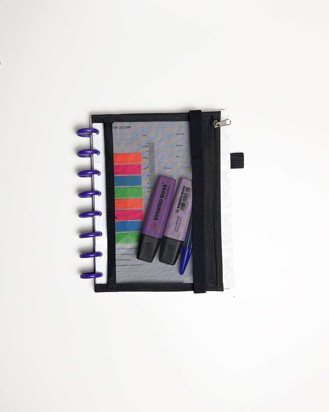 Trousse zippée A5 - Noire