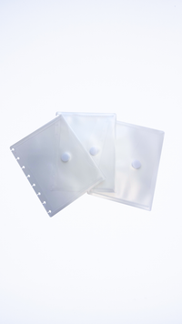 Lot de 3 enveloppes A5 transparentes