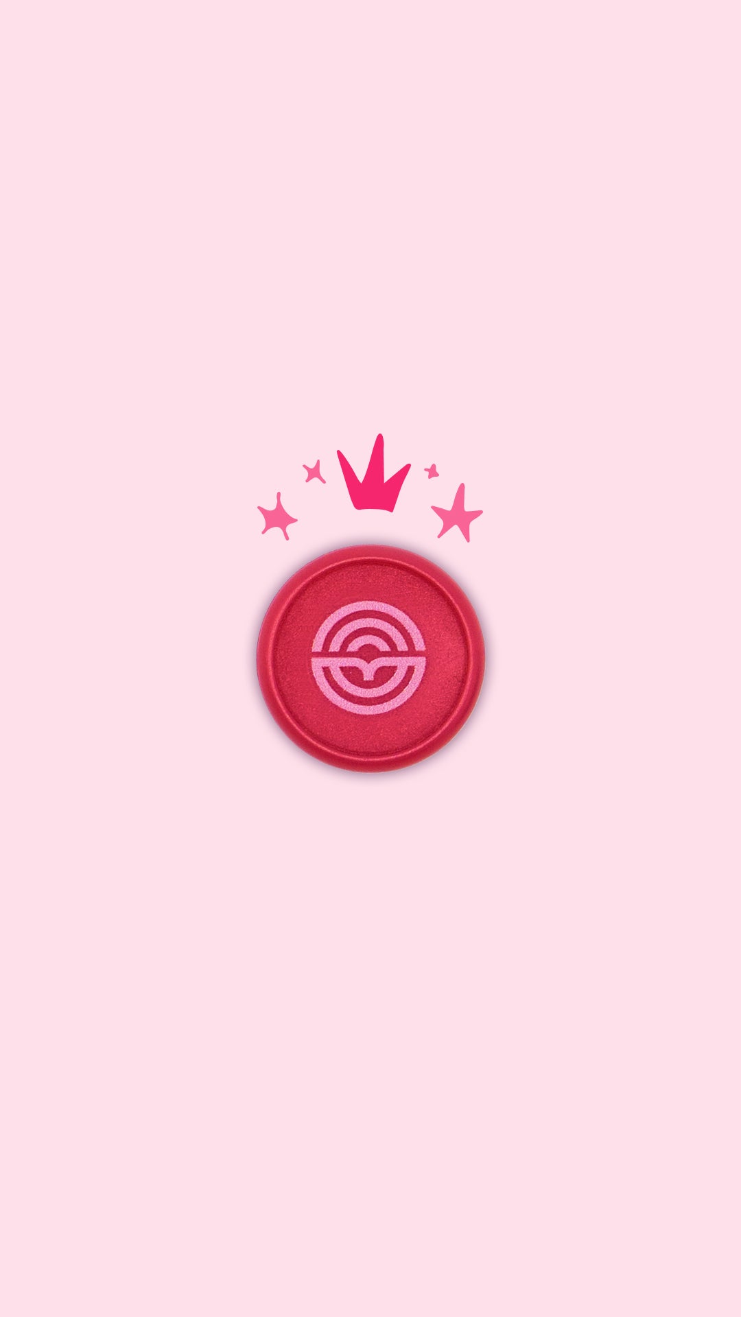 8 Disques roses 28 mm