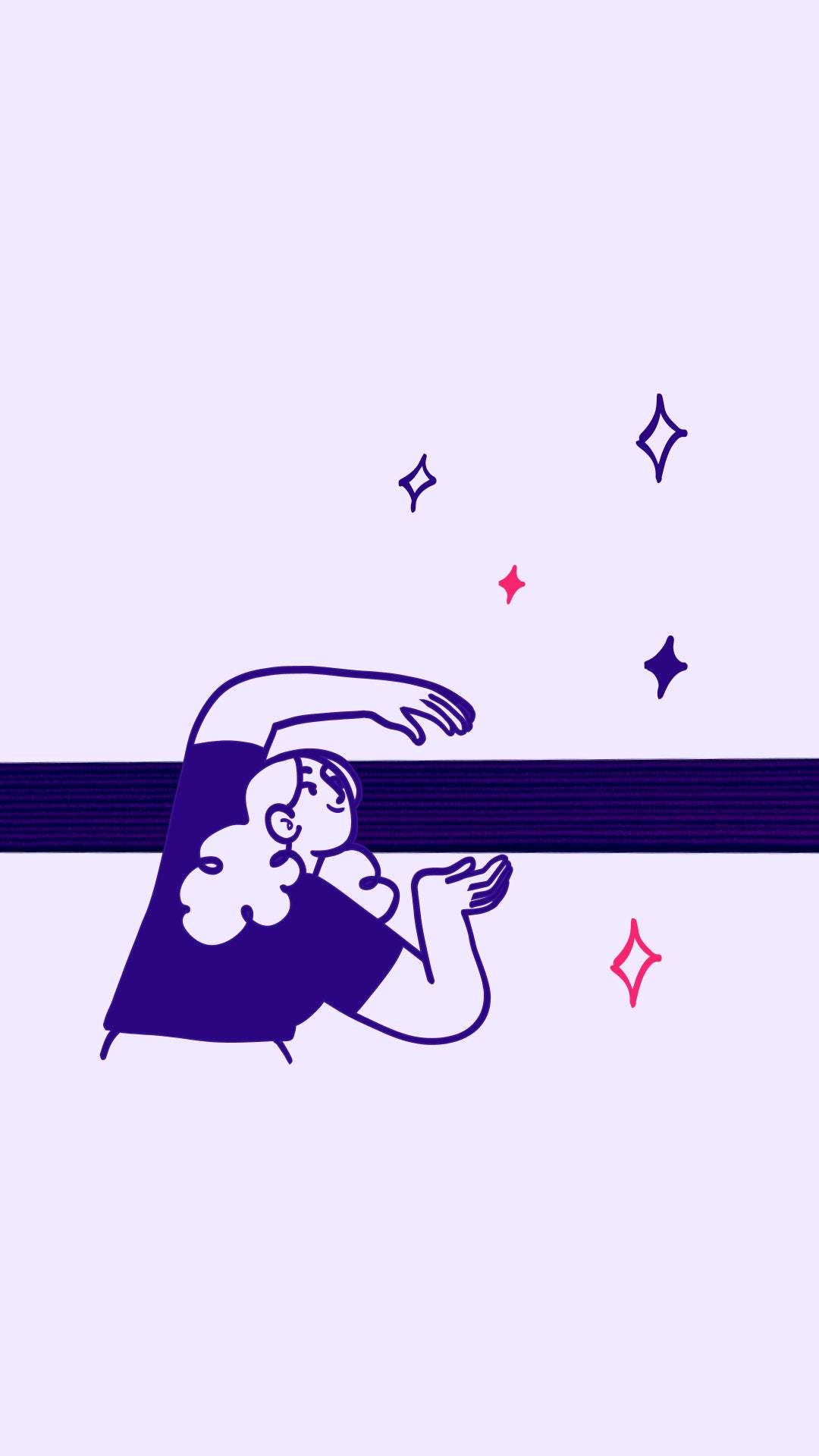 Élastique A5 violet