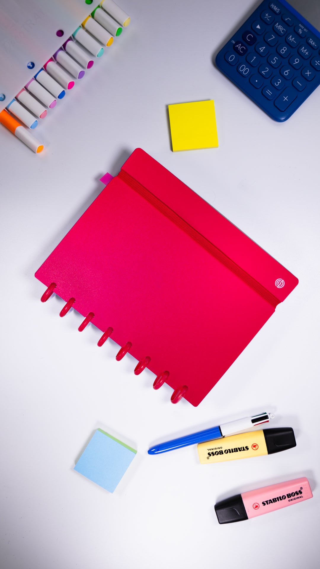 Couverture A5 rose