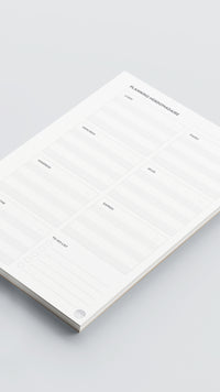 Planner hebdomadaire - 25 feuilles