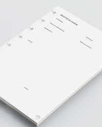 Recettes de cuisine - 50 feuilles