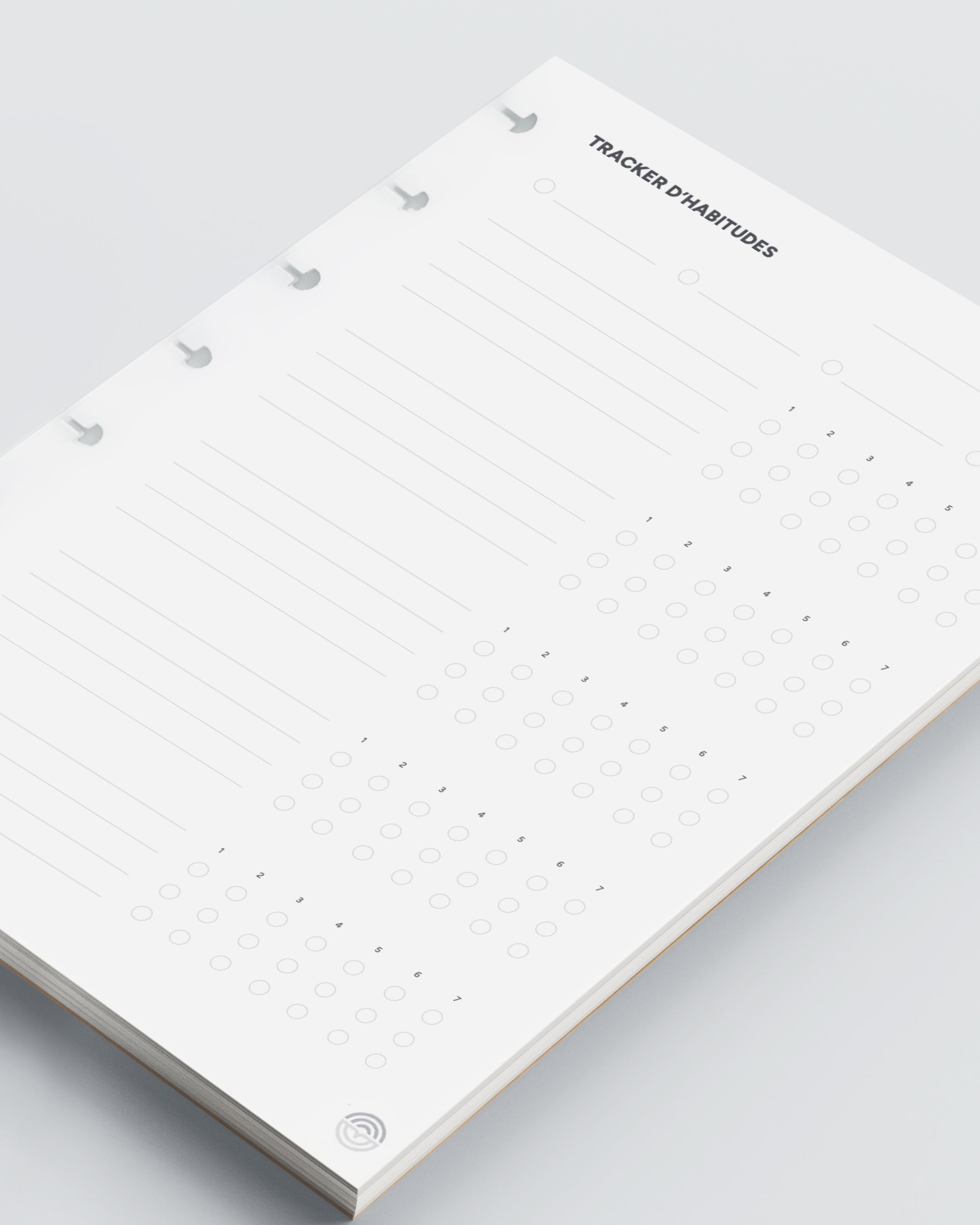 Tracker d’habitude - 50 feuilles