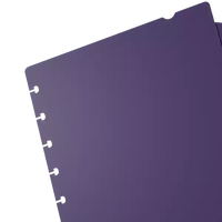 Couverture A5 violette