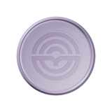 8 Disques Violet pastel 28 mm