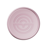 8 Disques Rose pastel 28 mm