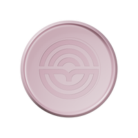 8 Disques Rose pastel 28 mm