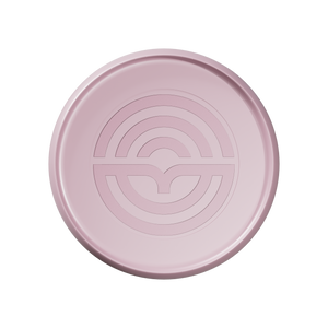 8 Disques Rose pastel 28 mm
