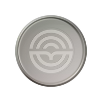 8 Disques gris lunaire 28 mm