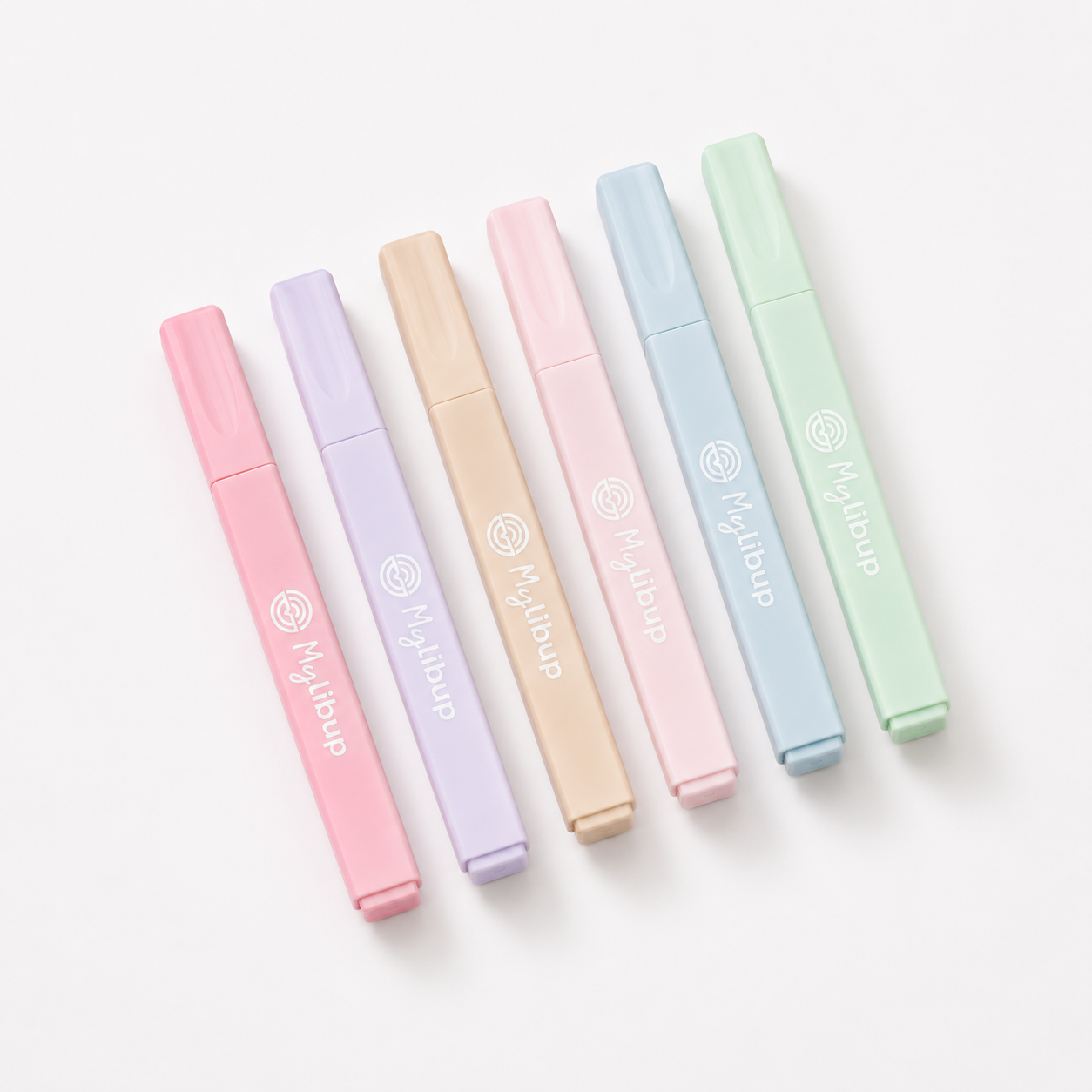 Lot de 6 surligneurs pastels