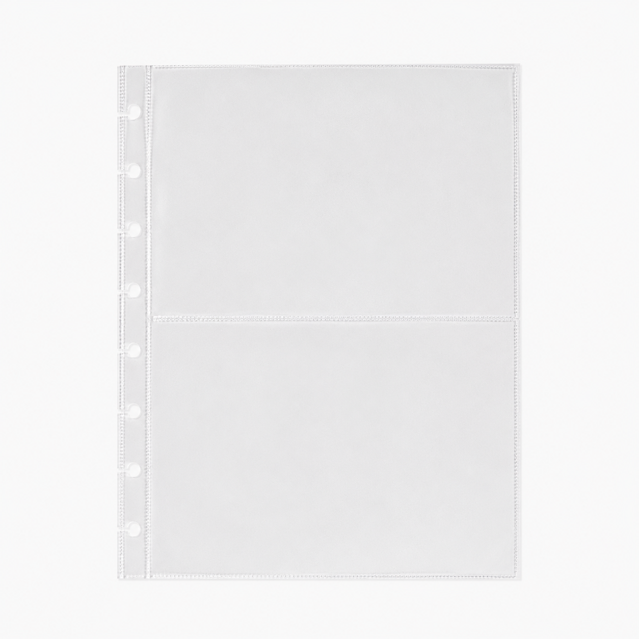 Lot de 10 pochettes A5 double vue transparentes