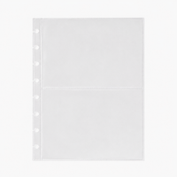 Lot de 10 pochettes A5 double vue transparentes